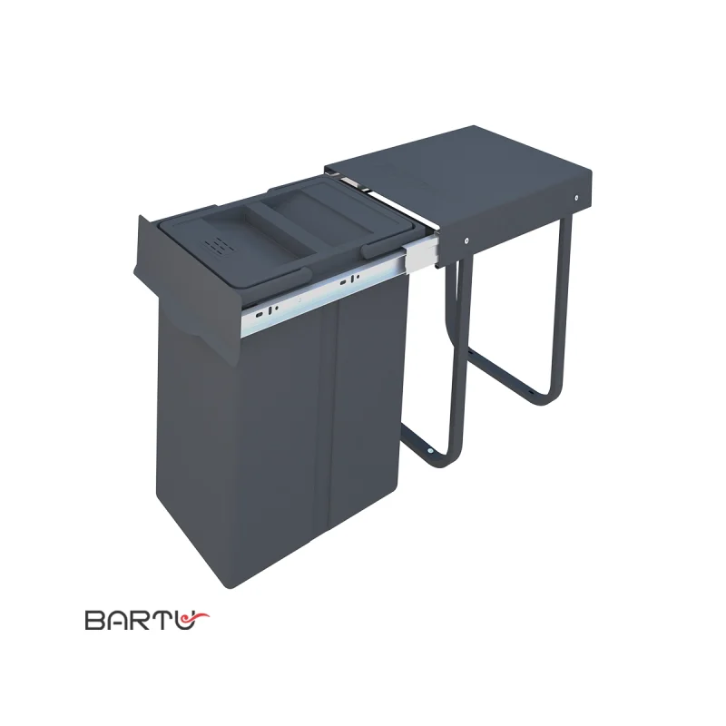 سطل زباله 20 لیتری پلاتین کد 3611