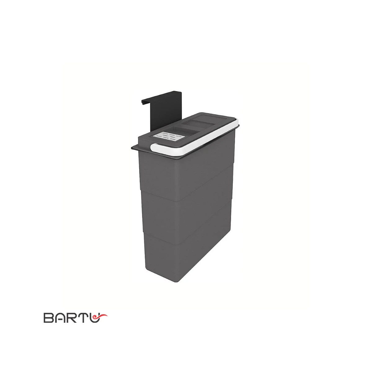 platin-hanging-trash-bin-3691 سطل زباله آویز کابینتی پلاتین کد 3691