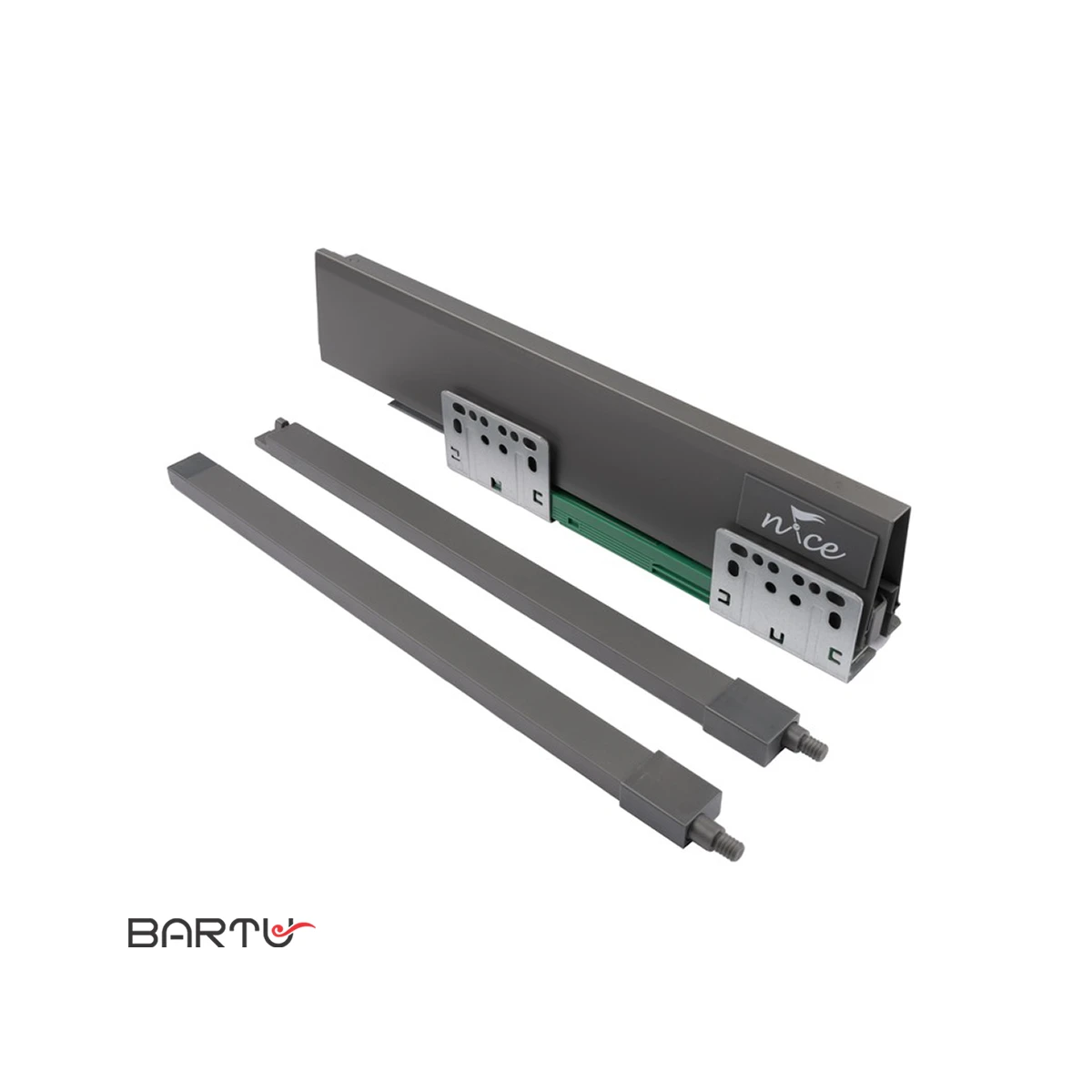 nice-n80-double-tandem-box-rail ریل تاندم باکس گالری بلند دو میله نایس کد N80-double