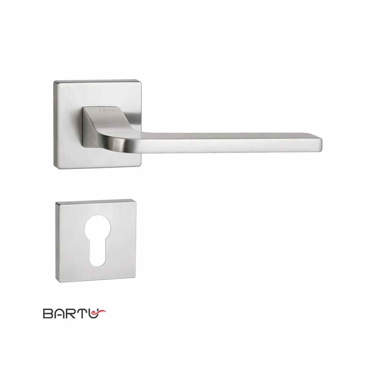 sicily-square-rosette-handle دستگیره درب رزت سوئیچی سه آ پرو مدل سیسیل - Image 1